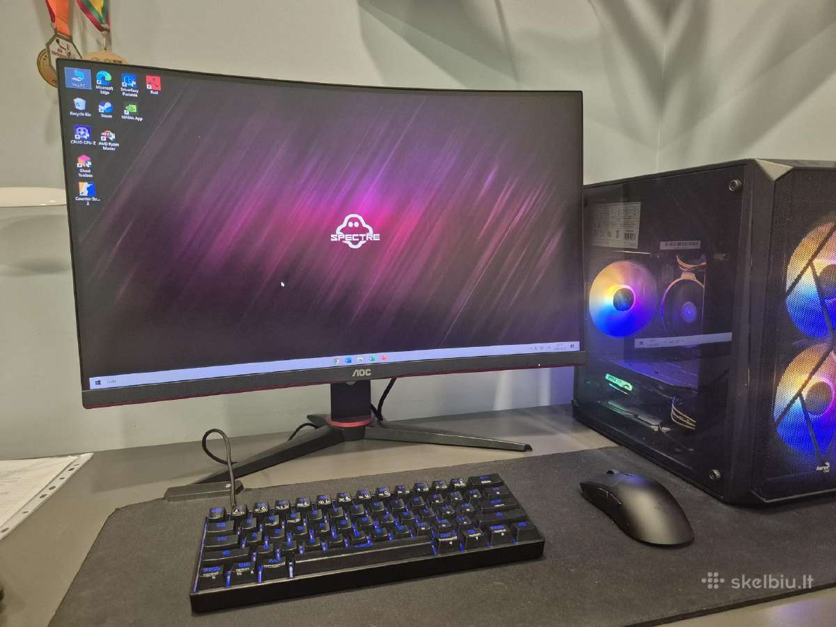 “Gaming Pc Gtx 1660 Super / Ryzen 5 / 240hz Aoc