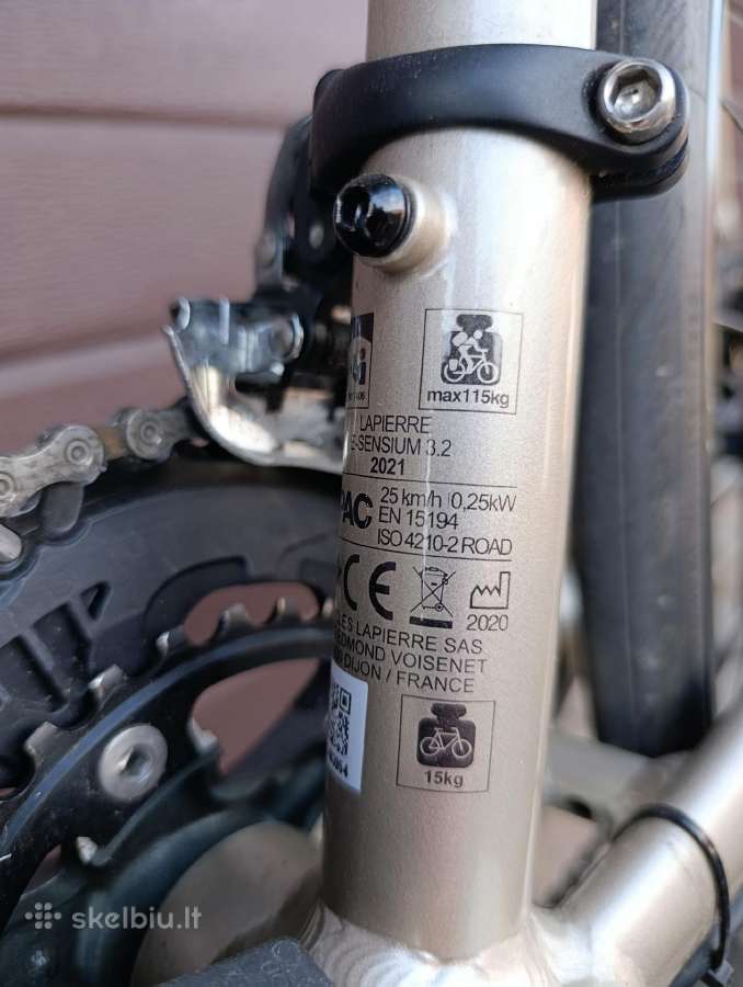 Lapierre E-sensium 2x10 elektra Tiagra apynaujis - nuotraukos Nr. 14