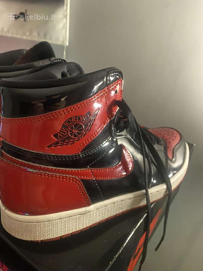 Jordan 1s highs patent bred batai - nuotraukos Nr. 2