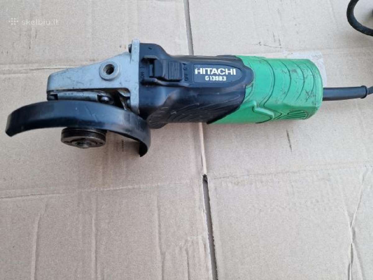 Hitachi G13sb3 kampinis šlifuoklis 1300w,tvarkinga