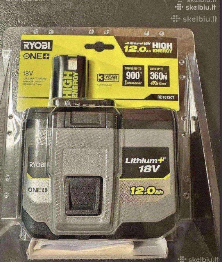 Ryobi baterijos akumuliatoriai