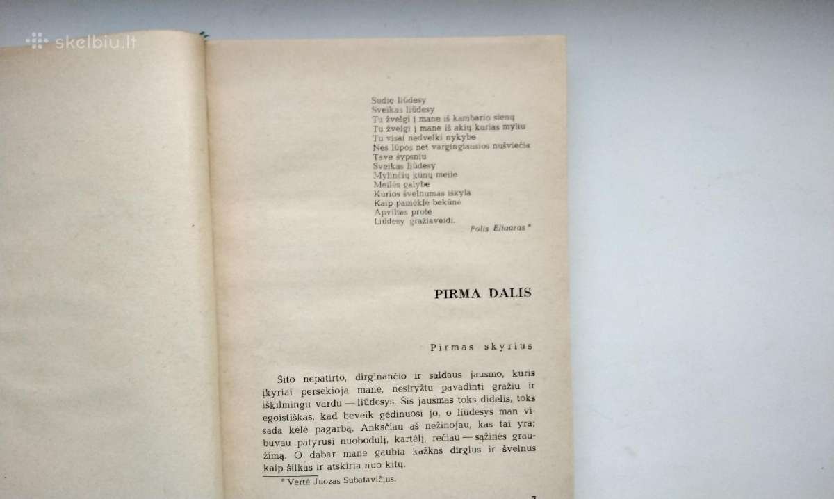 F. Sagan. Sveikas, liūdesy. 1979 m. leid. - nuotraukos Nr. 3