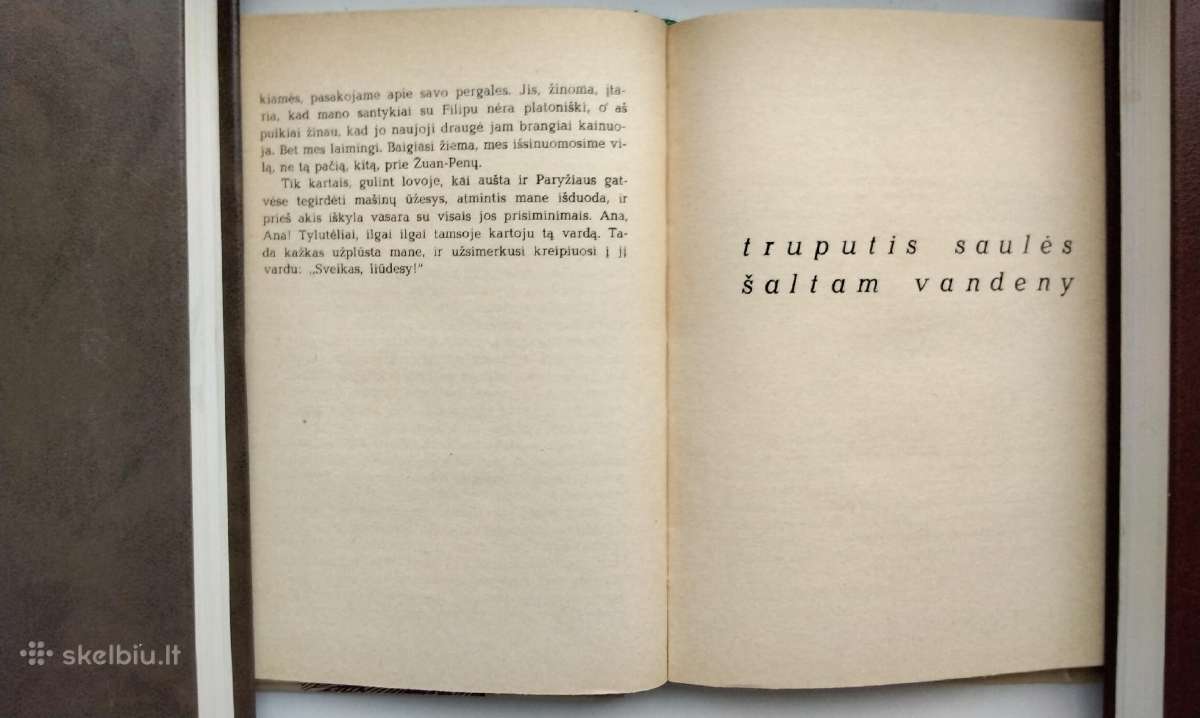 F. Sagan. Sveikas, liūdesy. 1979 m. leid. - nuotraukos Nr. 7