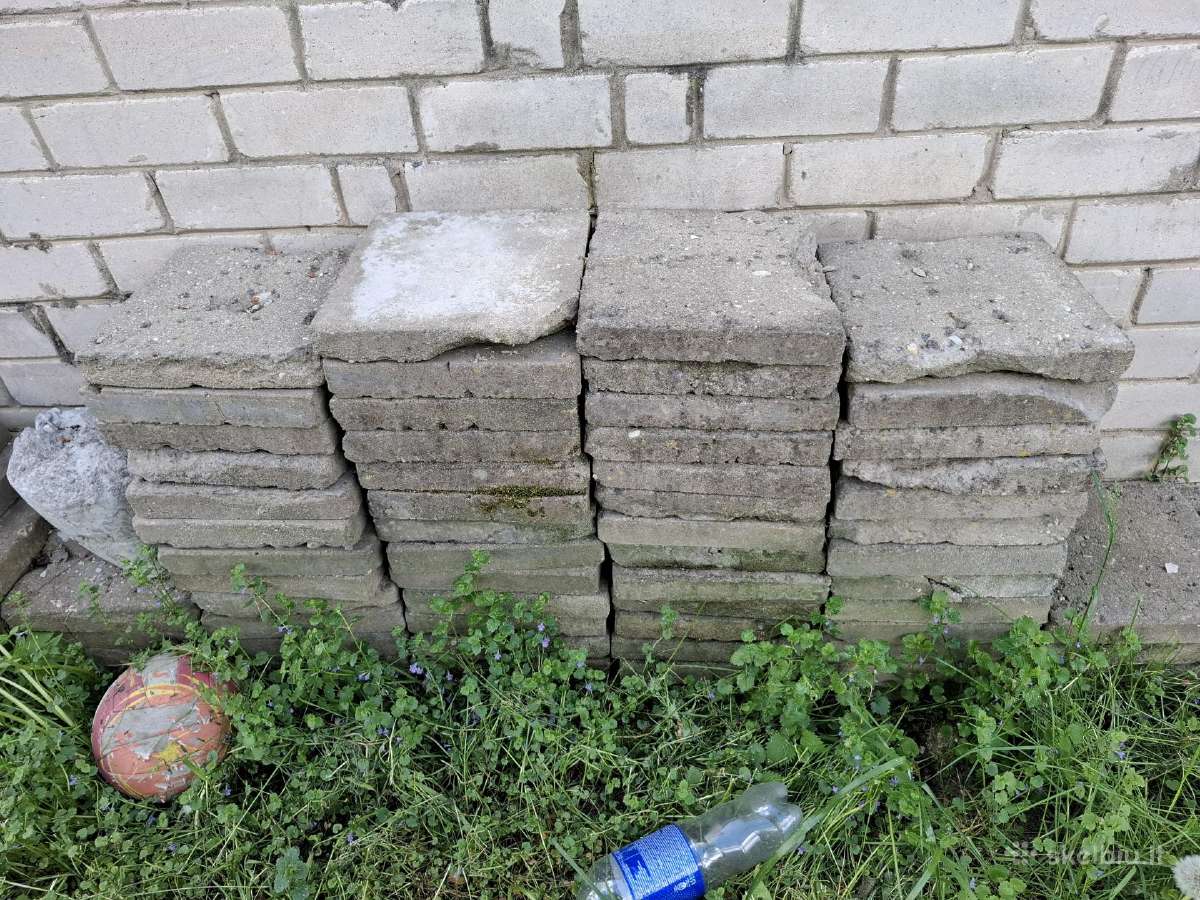 Naudotos šaligatvio plytelės