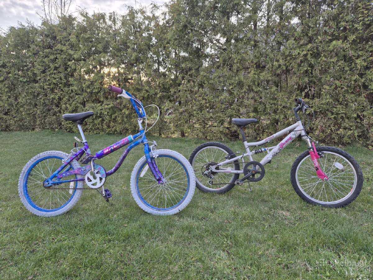Vaikiški dviračiai 20 colių ratai po 40€