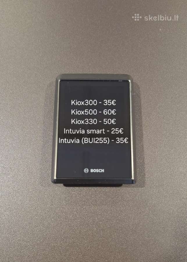 Bosch elektrinio dviračio ekranai