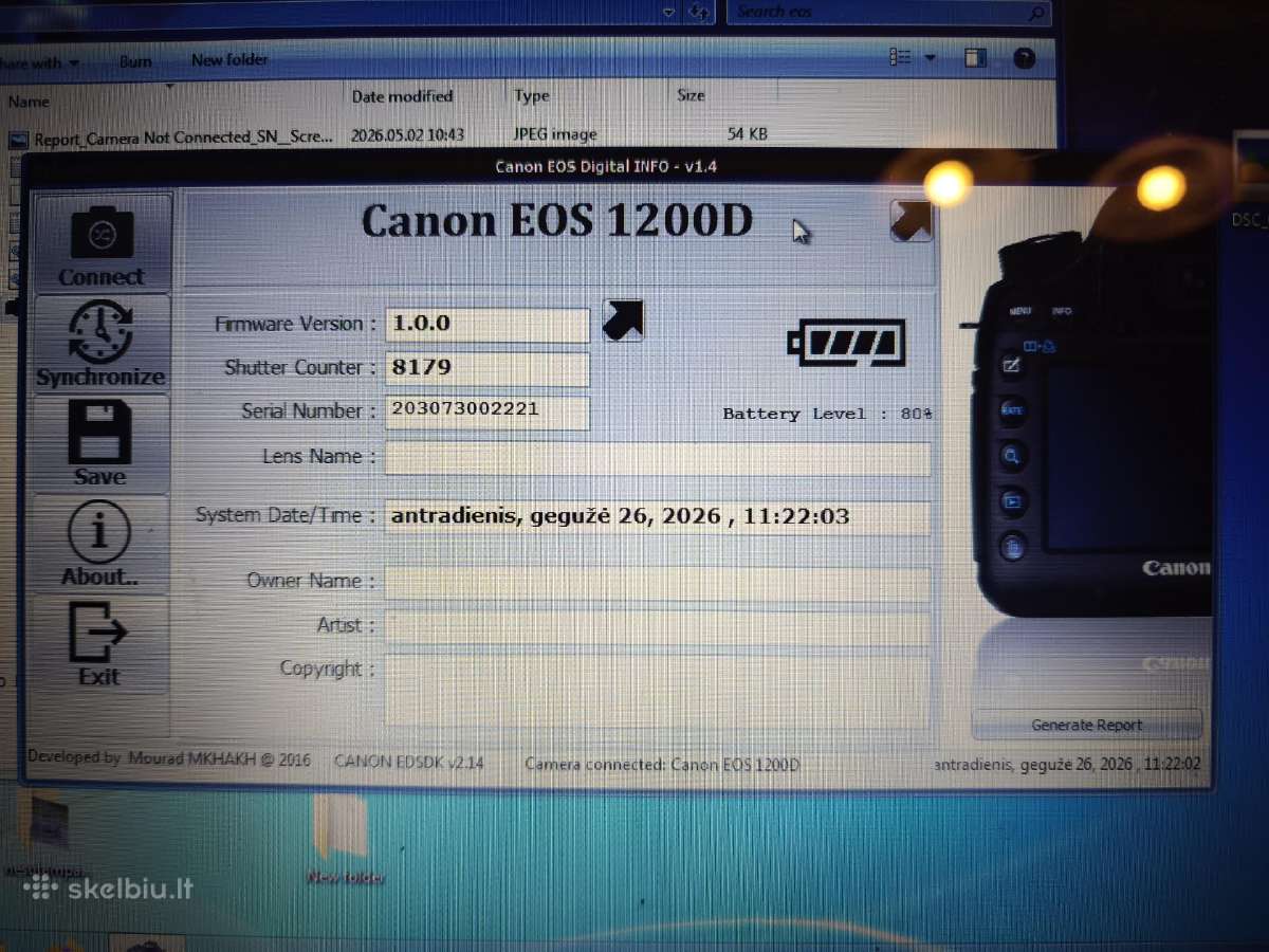 Canon Eos1200d - nuotraukos Nr. 7