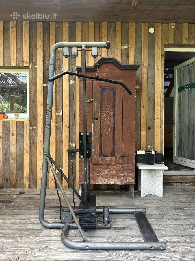 Garažo gymo vintage Usa treniruoklis
