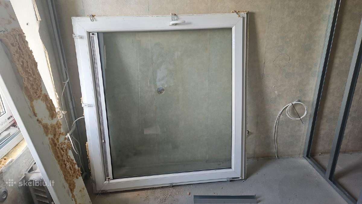 Plastikiniai Langai 154x154 cm 3vnt