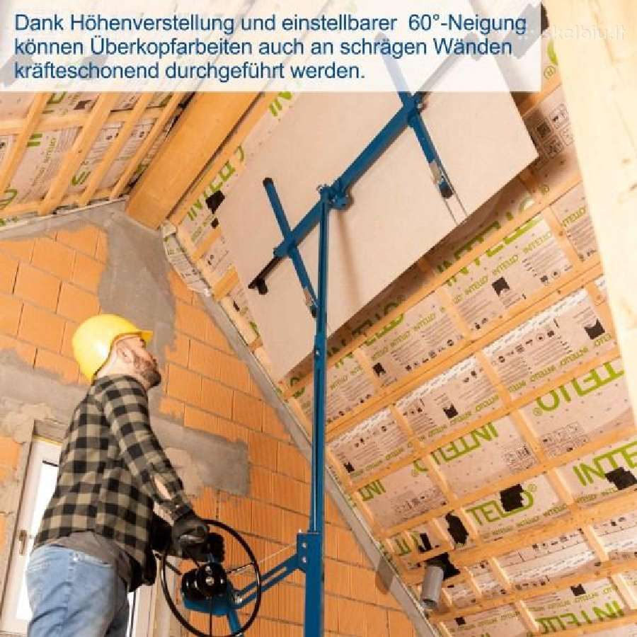 Gipso kartono plokščių keltuvas Scheppach Tbl400 - nuotraukos Nr. 6
