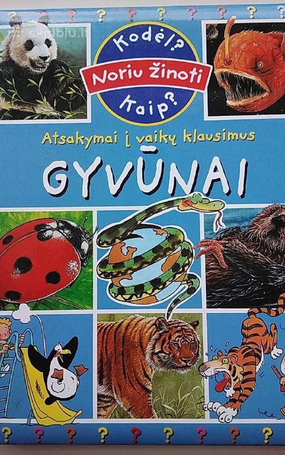 Atsakymai į vaikų klausimus. Gyvūnai