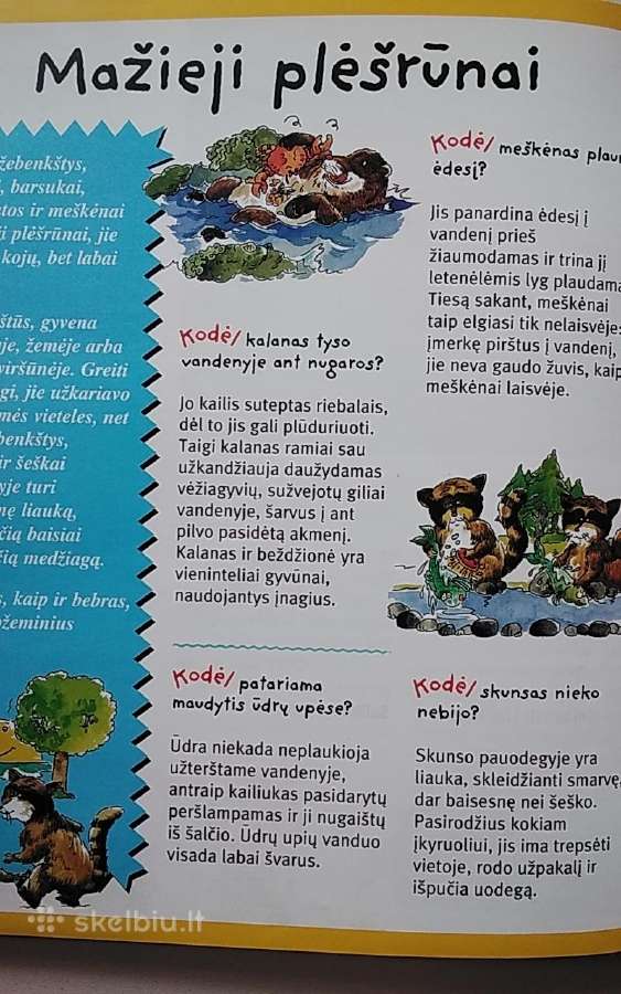 Atsakymai į vaikų klausimus. Gyvūnai - nuotraukos Nr. 8
