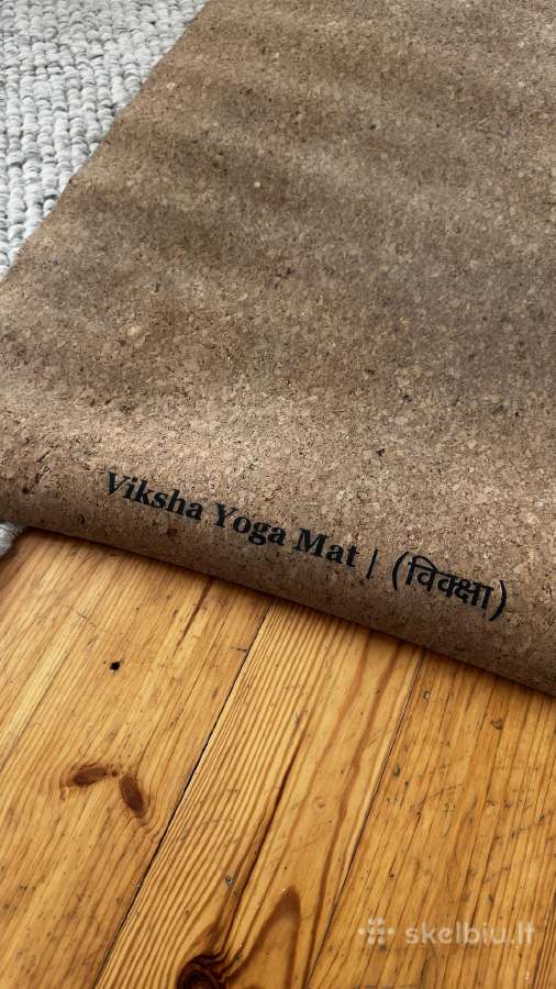 Kamštinis jogos kilimėlis su dėklu Viksha Yoga Mat - nuotraukos Nr. 5