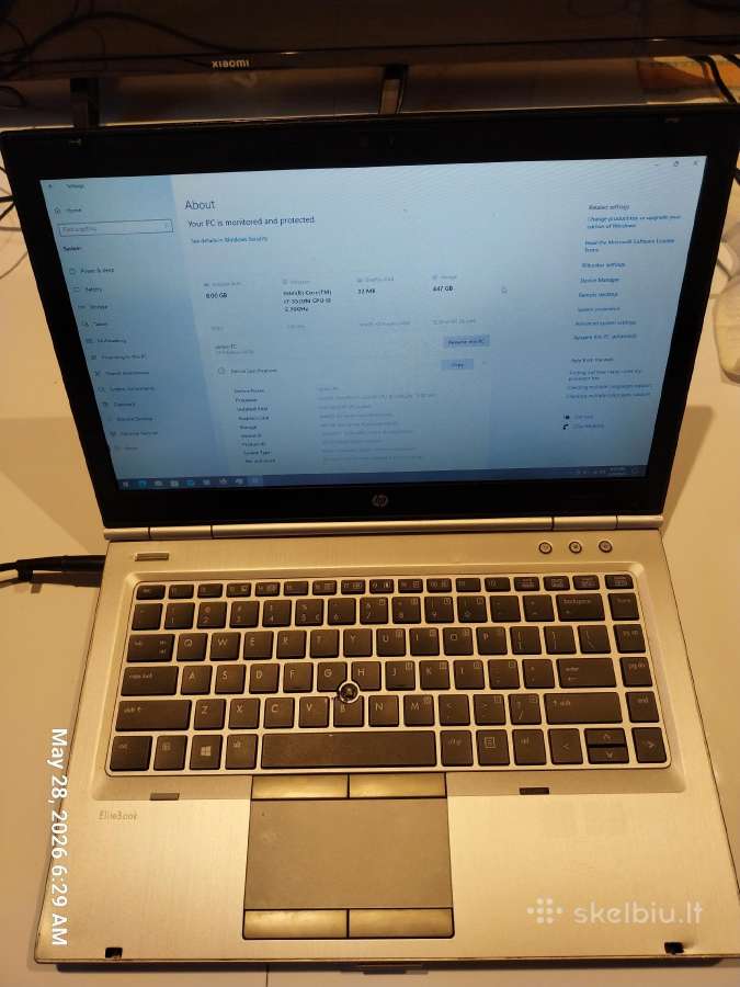 Hp Elitebook 8470p / i7-3520 / 8gb RAM / SSD 512gb
