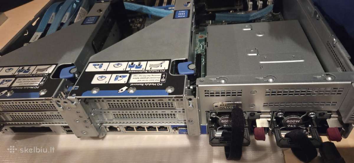 Hp Dl380 G10 2x8260+128gb RAM Ddr4 2x800gb Sas SSD - nuotraukos Nr. 6