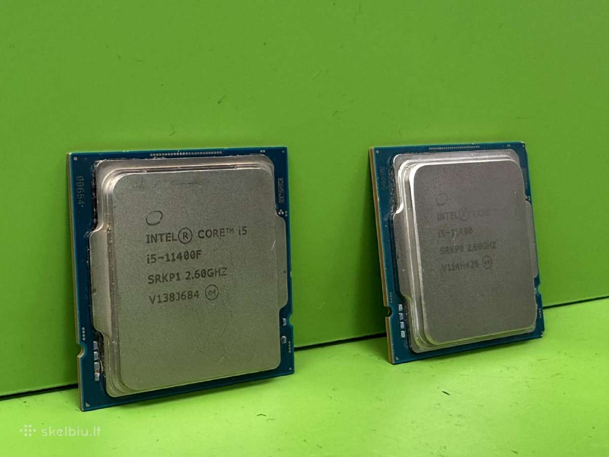 Procesoriai Intel 3,4,6,7,8,9,11 gen