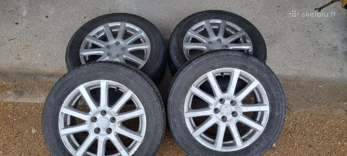 Ratlankiai R16 5x100 su gerom padangom