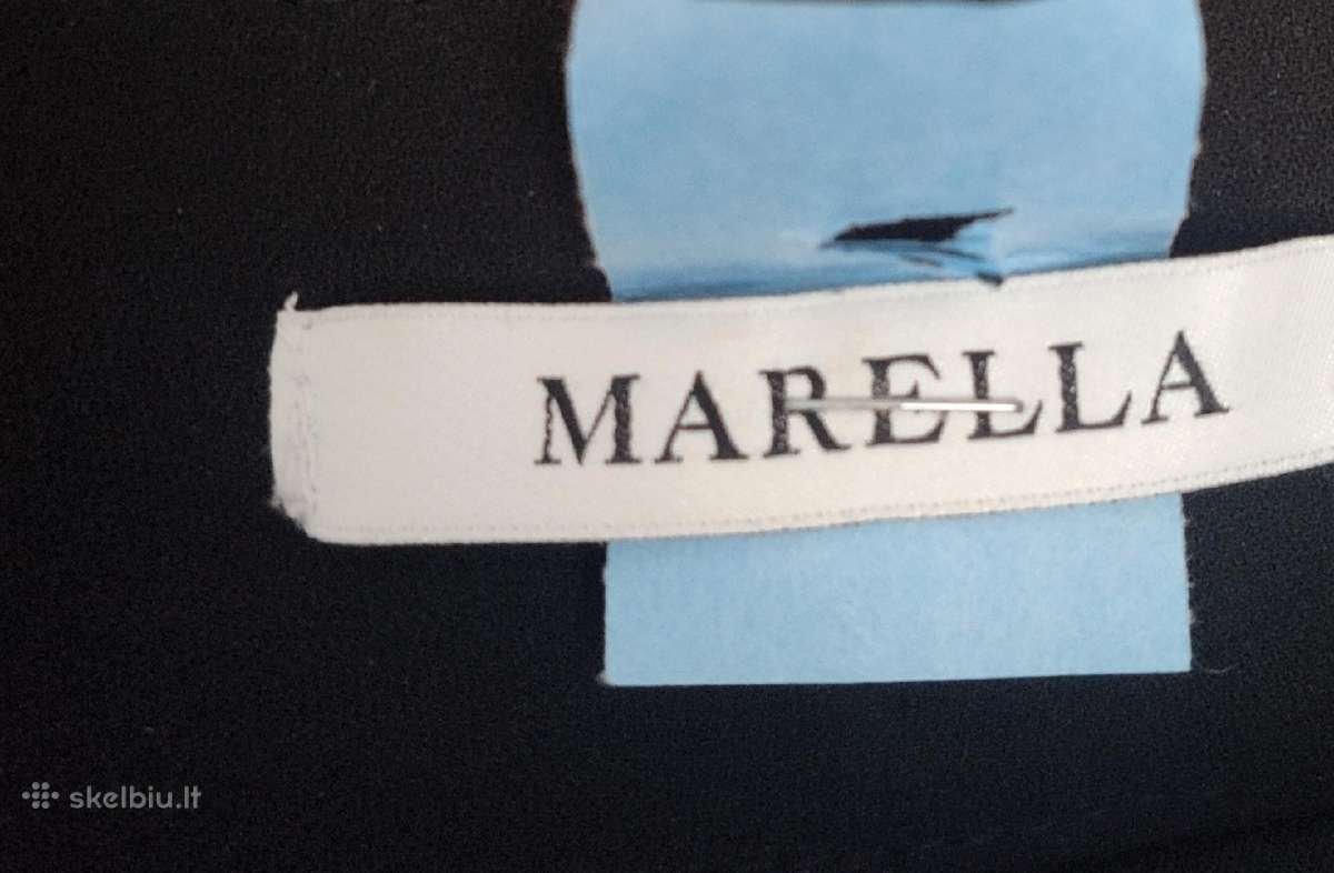 "Marella" juoda klasikinė suknelė moterims - nuotraukos Nr. 4