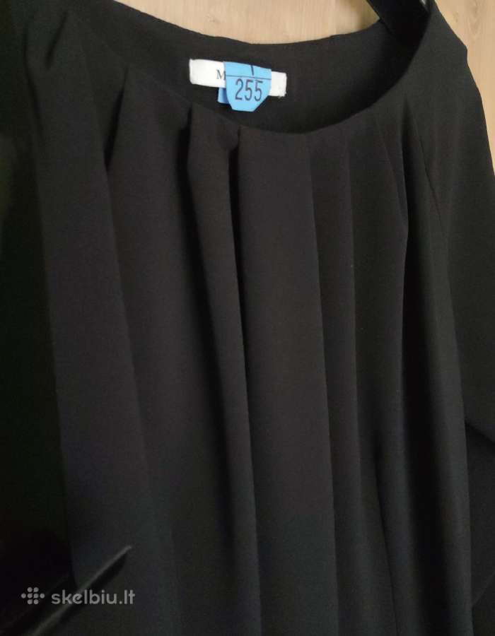 "Marella" juoda klasikinė suknelė moterims - nuotraukos Nr. 7