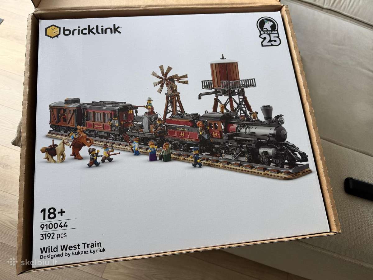 Naujas Lego Wild West Train