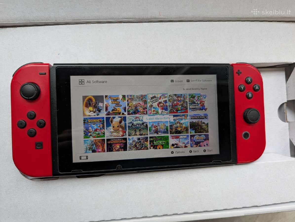 Atrištas Nintendo Switch su 20 žaidimų - nuotraukos Nr. 5
