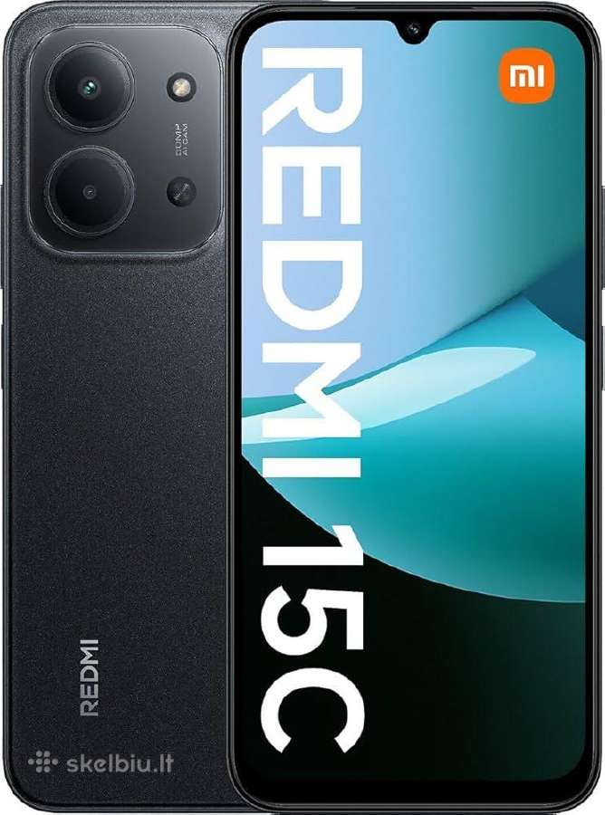 Naujas Xiaomi Redmi 15c 128gb 4gb RAM su Garantija
