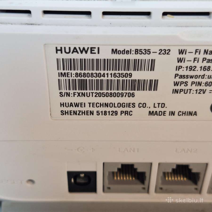 Huawei su sim maršrutizatorius - nuotraukos Nr. 4