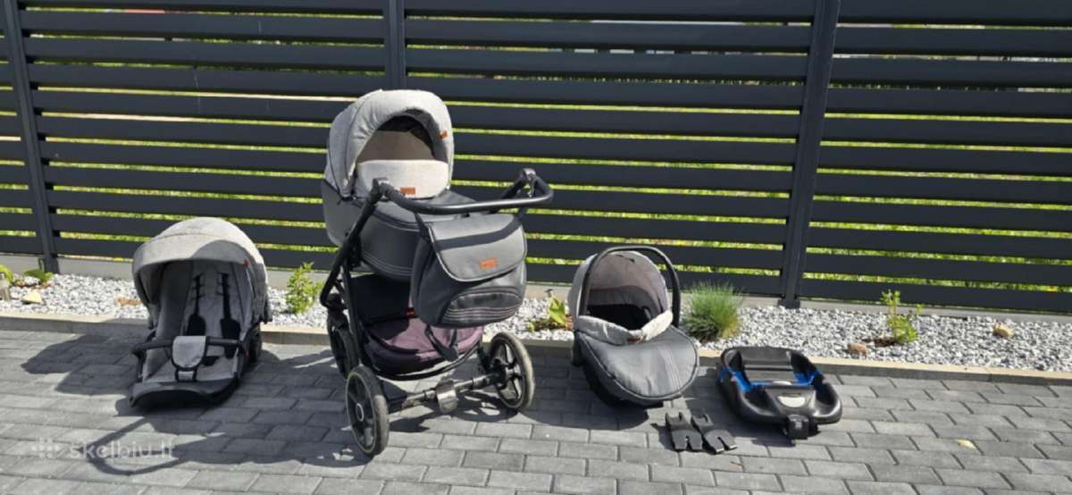 Vežimėlis Verdi 3in1 + isofix bazė