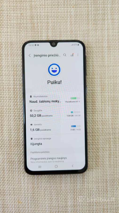 Samsung a40 4gb RAM 64gb atmintis - nuotraukos Nr. 2