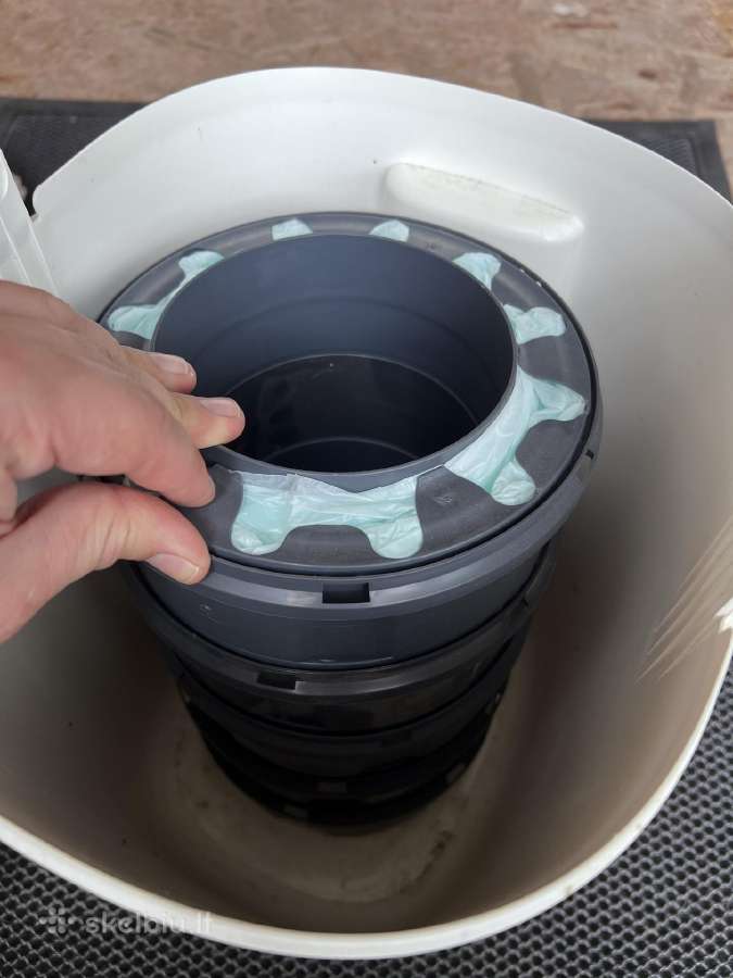 Tommee Tippee sauskelnių konteineris su 5 kasetėmi - nuotraukos Nr. 3
