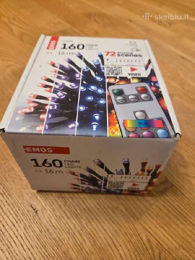 Emos 160 LED Rgb girlianda 16 m su pulteliu - nuotraukos Nr. 2