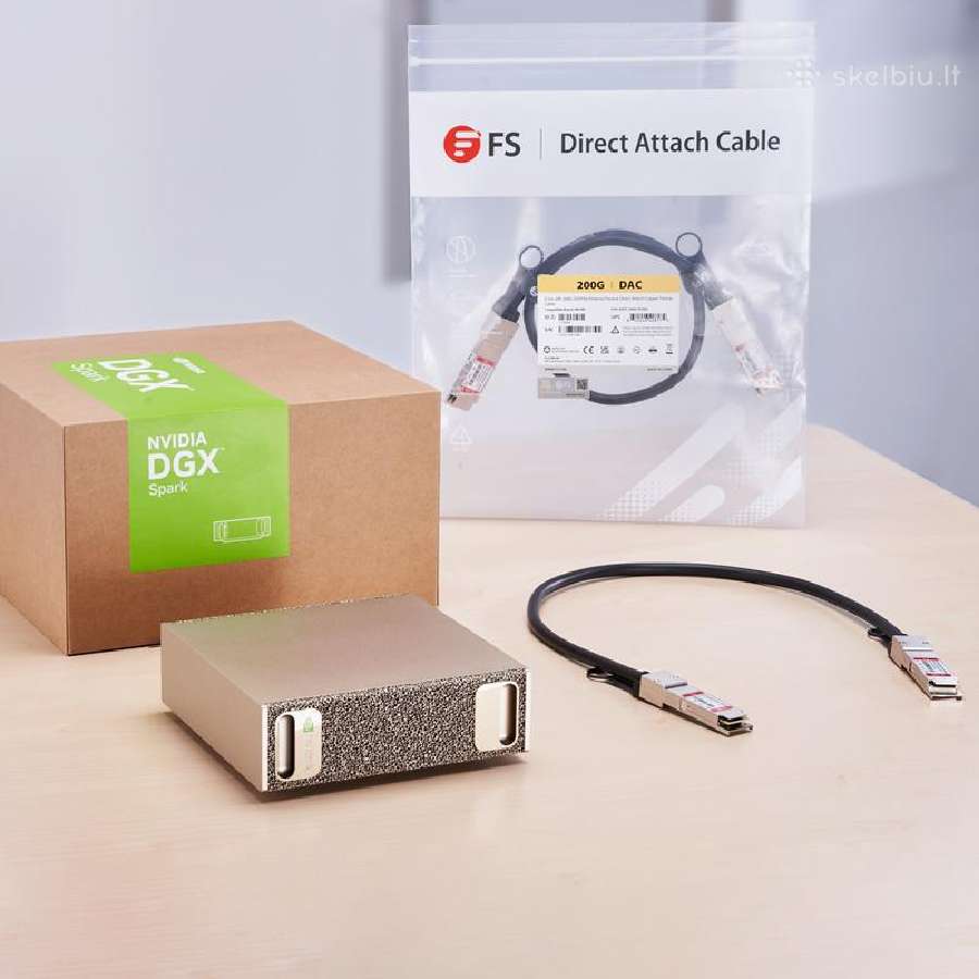Nvidia/mellanox 400g Qsfp112 Dac kabelis Dgx Spark