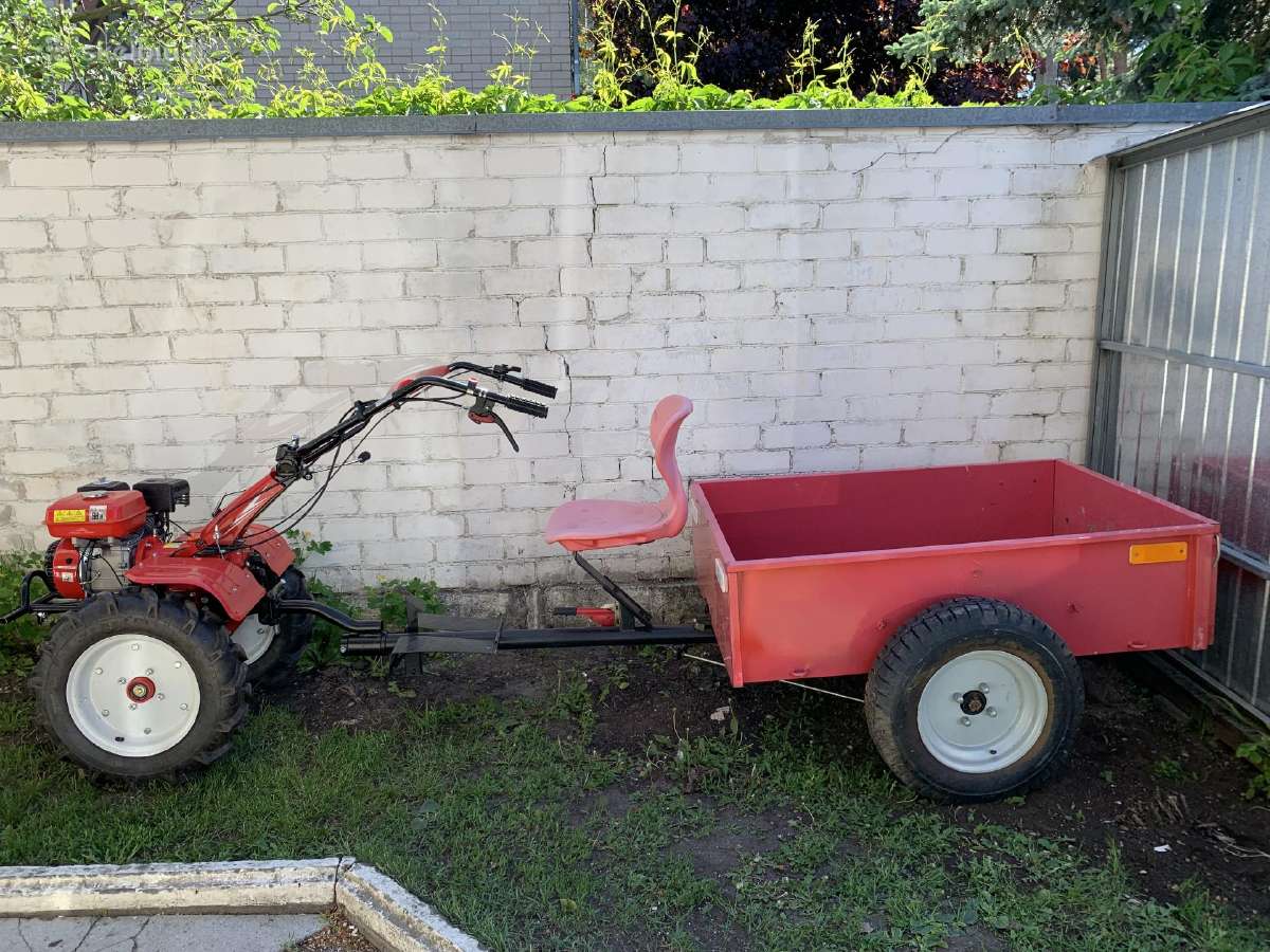 Motoblokas su priekaba