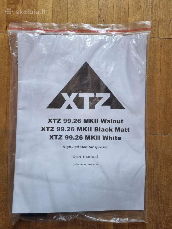 Audio monitorinės kolonėlės Xtz 99.26 Mkll