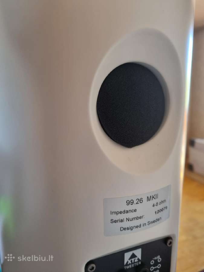 Audio monitorinės kolonėlės Xtz 99.26 Mkll - nuotraukos Nr. 8