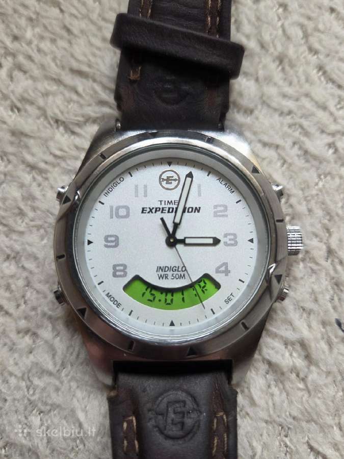 Timex Expedition Men T44642 Indiglo laikrodis