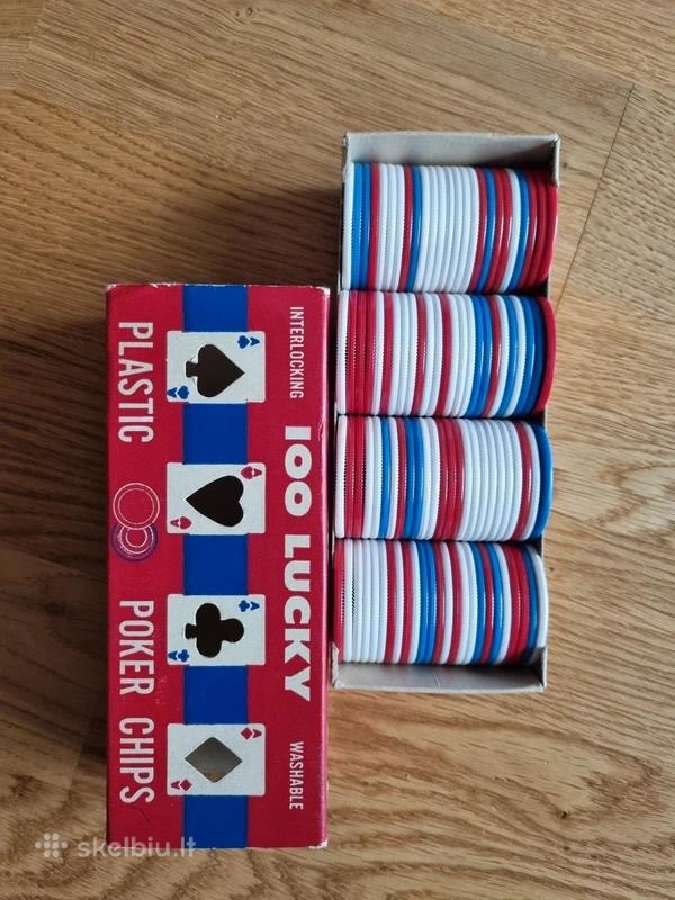 100 vnt. vintage pokerio žetonų - nuotraukos Nr. 3