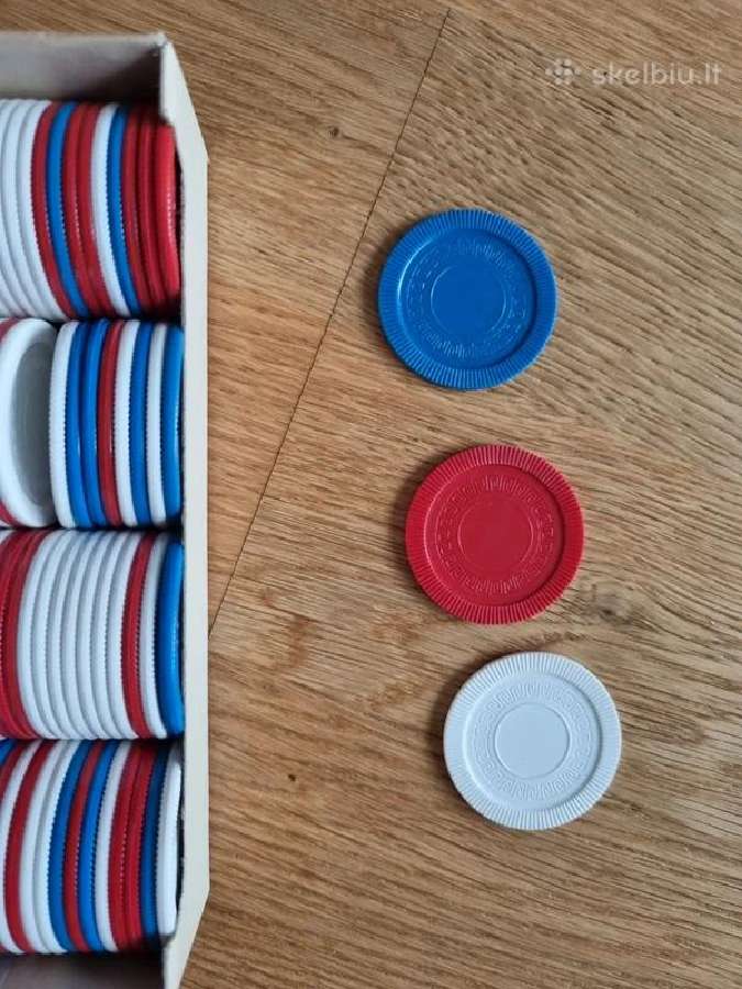 100 vnt. vintage pokerio žetonų - nuotraukos Nr. 5