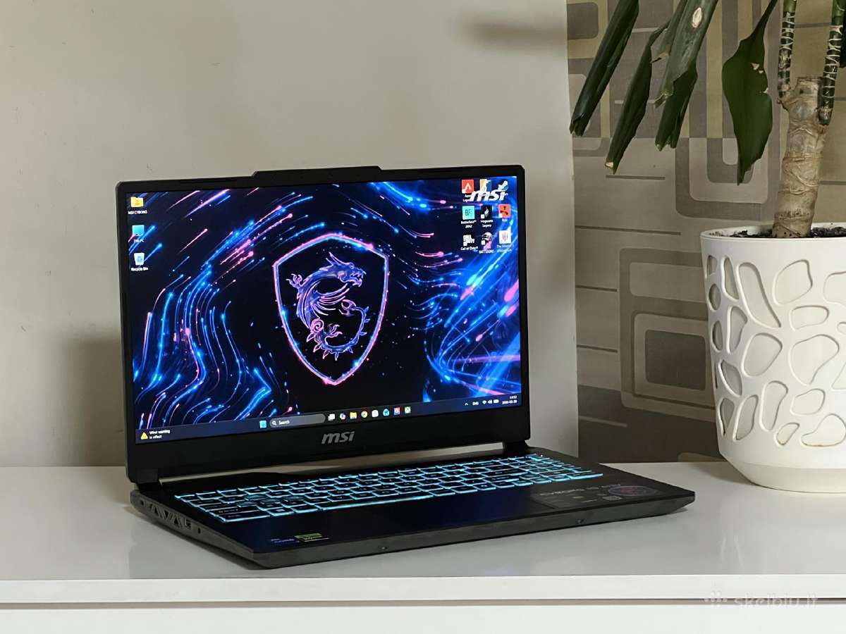 Parduodamas Msi Cyborg su Rtx 4050, I7-13k, Ddr5.