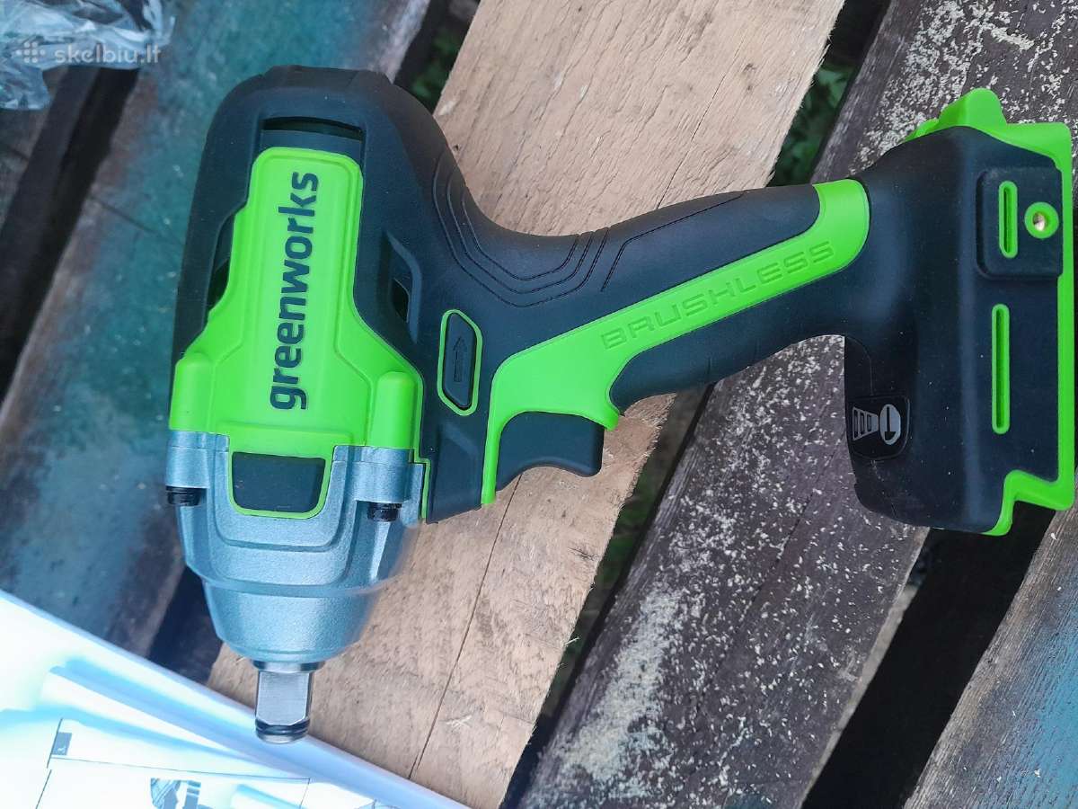 Greenworks naujas smūginis 400nm suktukas - nuotraukos Nr. 2