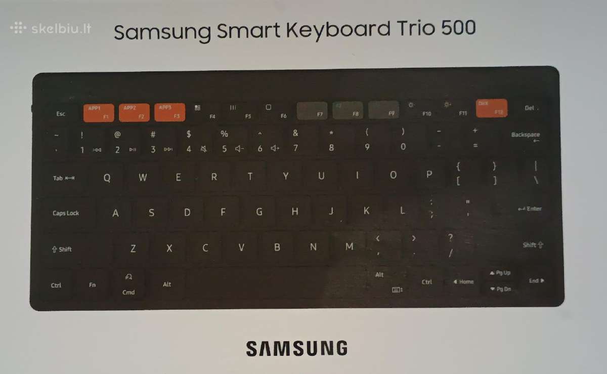 Samsung Smart Keyboard Trio 500 klaviatūra / Bt - nuotraukos Nr. 4