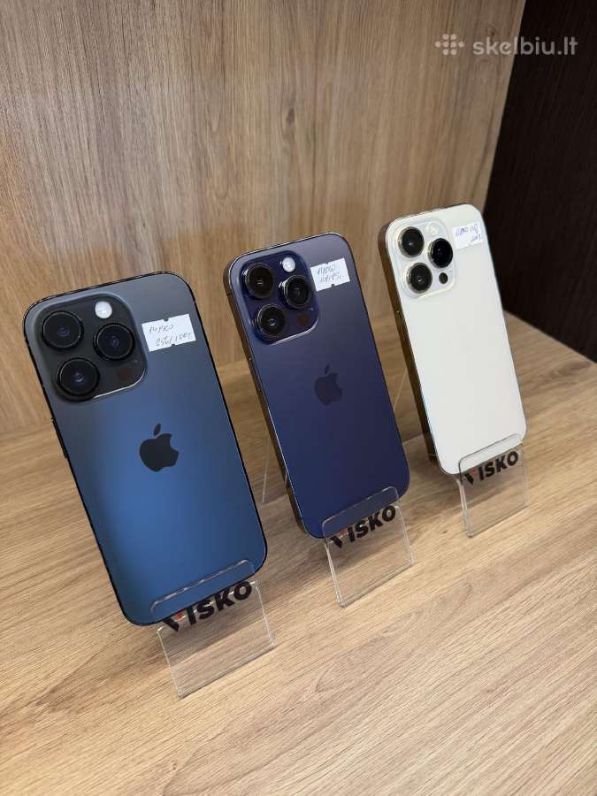 Apple iPhone 14 Pro 128gb ir 256gb baterija 100%