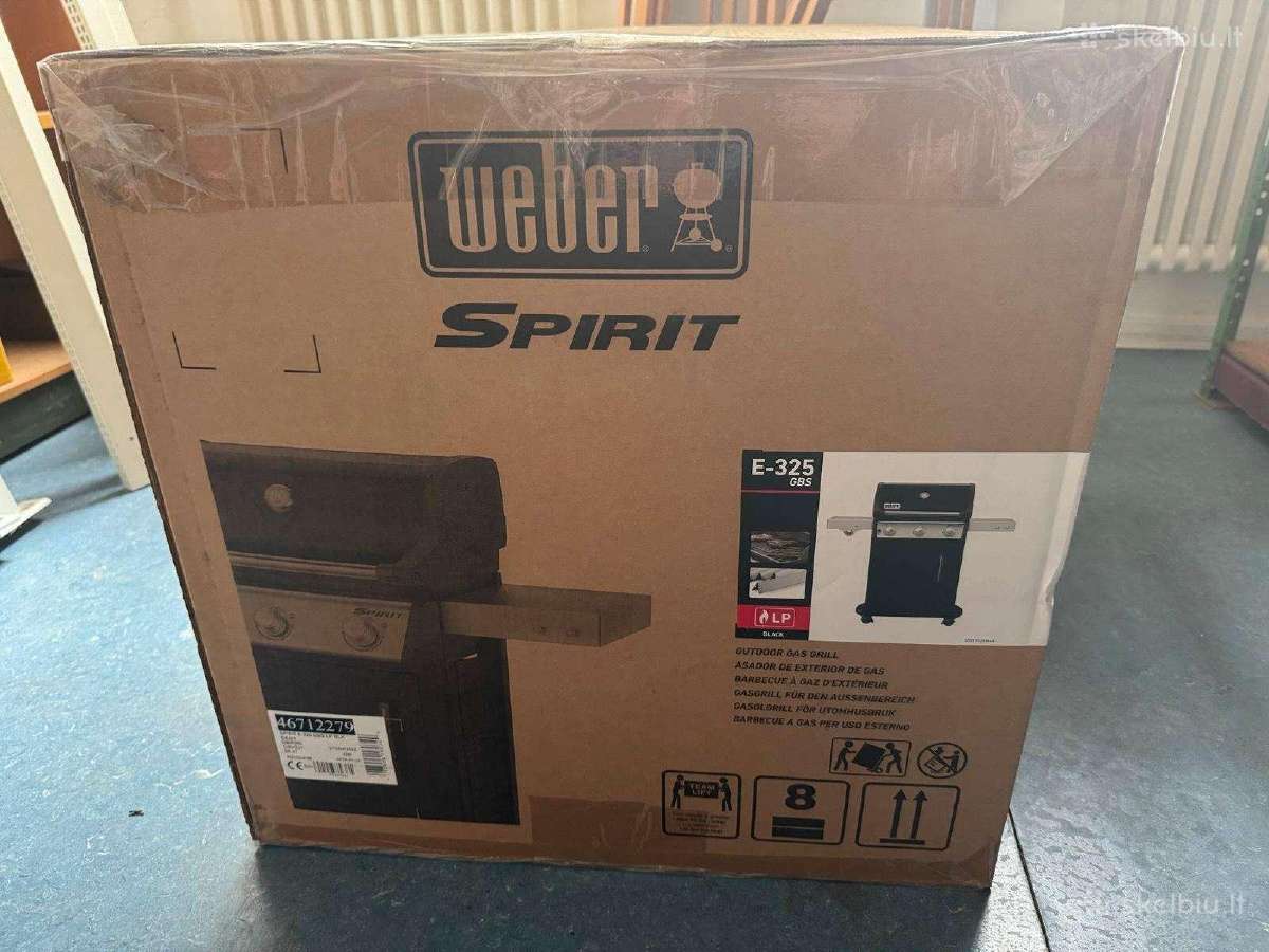 Naujas dujinis grilius Weber Spirit E-325 Gbs - nuotraukos Nr. 2