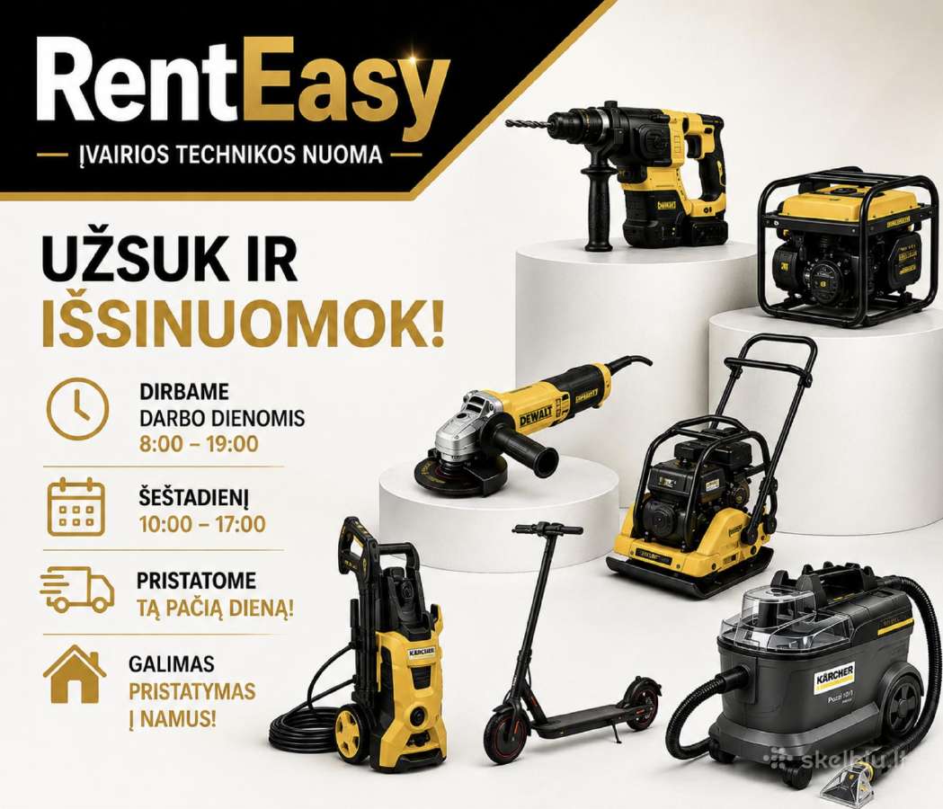 Plaunamo siurblio Karcher Puzzi 10/1 nuoma