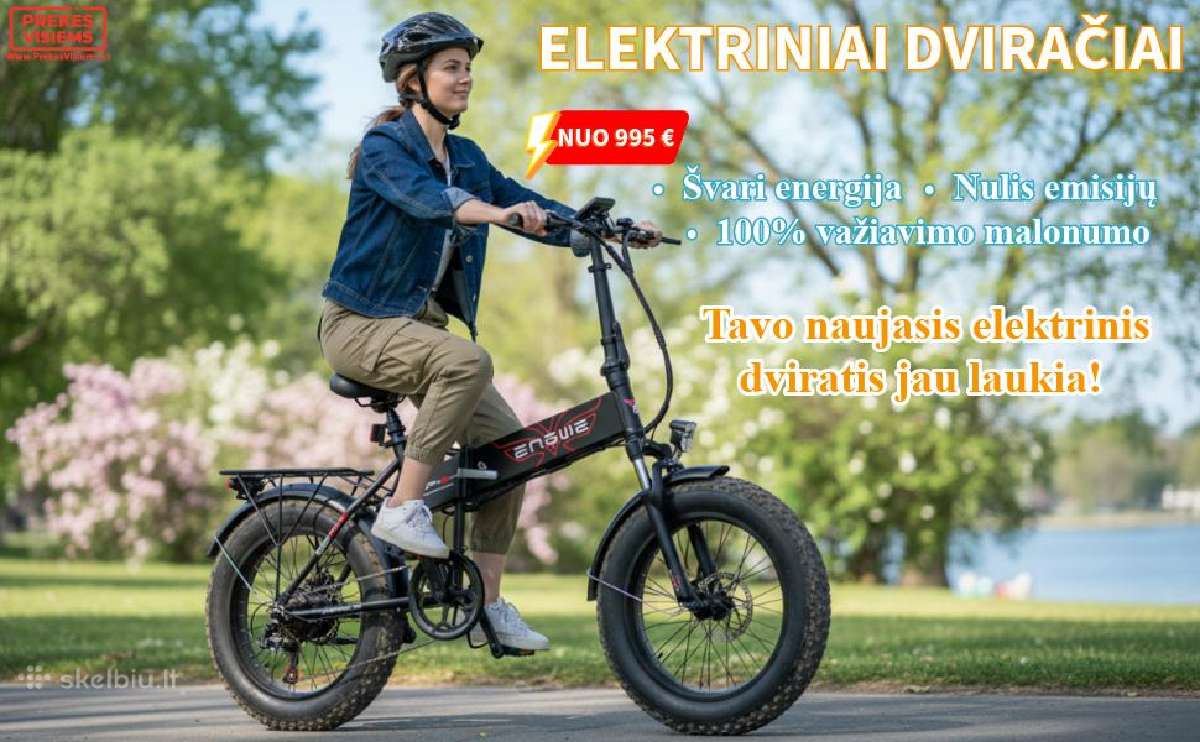 Elektriniai dviračiai Geriausiom Kainom