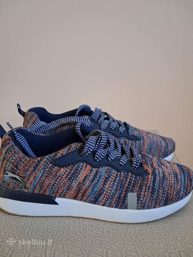 Slazenger „knit“ tipo mėlyni laisvalaikio bateliai - nuotraukos Nr. 3