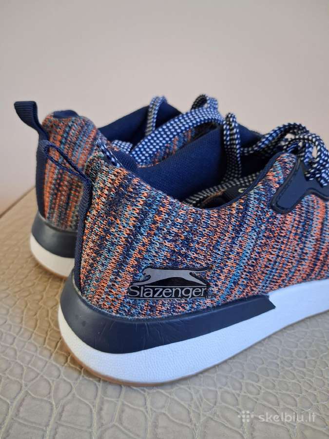 Slazenger „knit“ tipo mėlyni laisvalaikio bateliai - nuotraukos Nr. 4