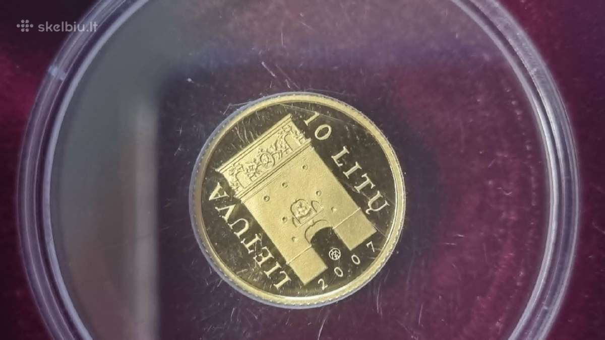 Lietuviskos auksines monetos - nuotraukos Nr. 5