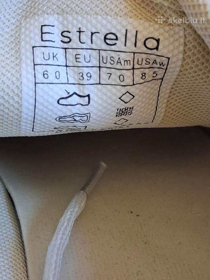 Estrella balti moteriški laisvalaikio bateliai - nuotraukos Nr. 6