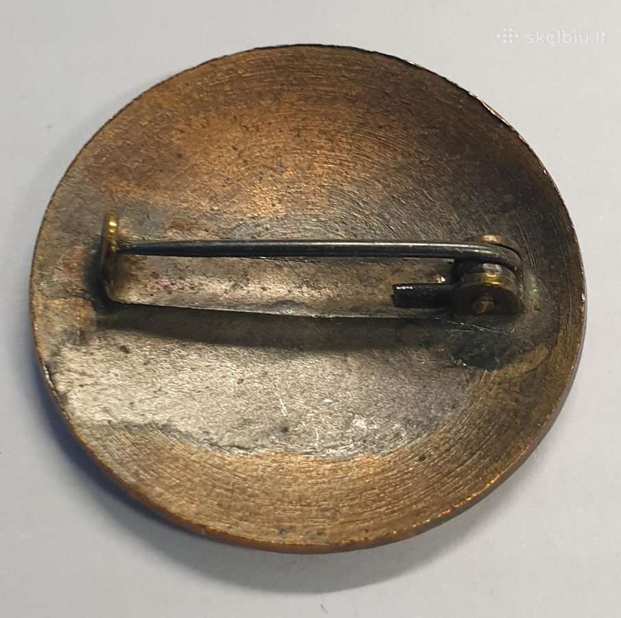 1928 Finougrų kalbos kongreso ženklelis - nuotraukos Nr. 4